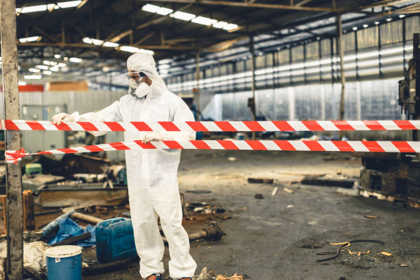 Professional Infectious Disease Decontamination technician working in Milledgeville, IL